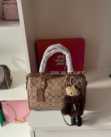 Rowan Satchel In Signature Canvas 25cm