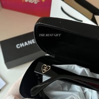 chanel heart sunglasses