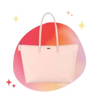 Lacoste totebag large - pink