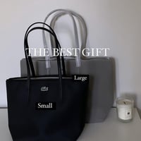 Lacoste totebag large - black