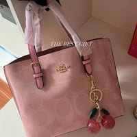 Coach Mollie Tote 25 pink