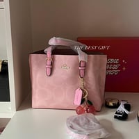 Coach Mollie Tote 25 pink