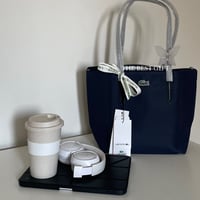Lacoste totebag small - navy blue