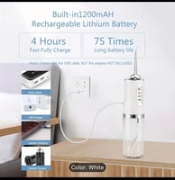 بكج فرشة أسنان كهربائية خيط مائي مع غسول فم منعش