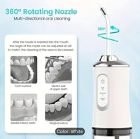 بكج فرشة أسنان كهربائية خيط مائي مع غسول فم منعش