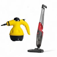 بكج مكنسه DLCالذكيه مع هديه جهاز البخار 1000واط عر...