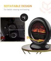 دفاية كهربائية أنيقة بقوة 2000 واط – تصميم عصري مع...