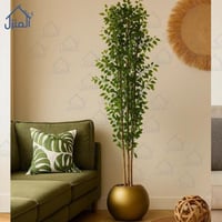 شجرة الليمون خيزران مركن ذهبي - 160 سم