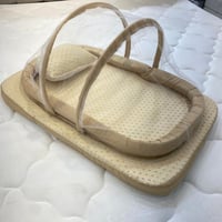 شبكة ناموسية للاطفال محمولة وقابلة للطي لون بيج