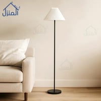 زوايا منورة أباجورة ستاند أسود أبيض