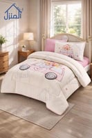 لحاف أحلام الوردي للأطفال – نعومة وأناقة بريئة