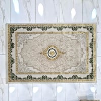 سجاد كلاسيك – نقش ملكي فاخر – كريمي × رمادي × ذهبي