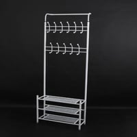 علاقها علاقة ملابس أبيض ستاند