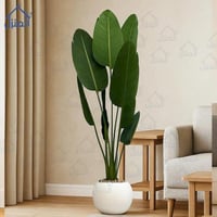 شجرة الموز صناعي مركن ابيض - 160 سم