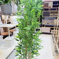 شجرة بامبو خيزران صناعي مركن ذهبي - 160 سم