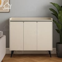 دولاب الأحذية بوقور وسط لون كريمي