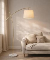 أباجورة أرضية مودرن بتصميم منحني