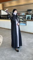 عبايه شمواه مقلم مع جوخ