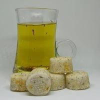 10 قطع من شاي النعناع والزعفران