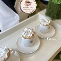 10 حبات من ديكور ورد السكر للمشروبات