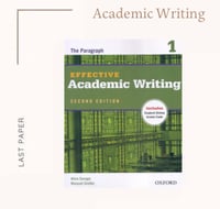 EFFECTIVE Academic Writing 1