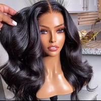 شعر ويفي طول 22 انش نص دانتيل كثافه متوسطه كثافه18...