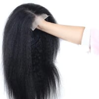 شعر خشن افريقي ناعم طول 22 دانتيل أمامي كثافه180%