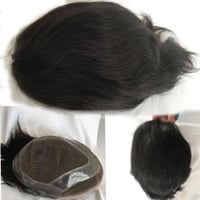 وصلة شعر رجالي استريت 130% جلد حرير قابل للتنفس