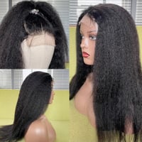 شعر خشن افريقي ناعم طول 22 دانتيل أمامي كثافه180%