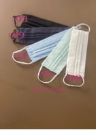 كمامات مزينة بكريستال واشكال مختلفة(الحبة)