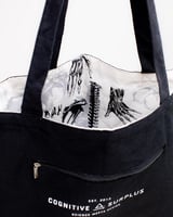 Skeleton tote bag