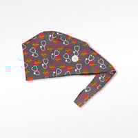 Stethoscope scrub cap