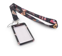 Stranger things lanyard with card case
