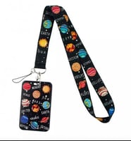 حامل بطاقه كواكب مع غطاء بطاقه