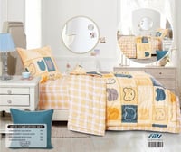 طقم مفرش أطفال نفر 100*200 3 قطع برسومات مميزة مود...