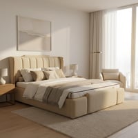 سرير ديتيلز الفاخر بديكور اضافي امامي لعشاق التفاص...