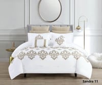 مفرش ملكي مطرز 10 قطع لينوم هوم موديل 11