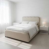 سرير ويفز مودرن مع هد بورد متموج الجمال والأناقة