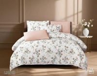 طقم مفرش صيفي نفر 4 قطع موديل LIAN 17 قماش قطن 100...