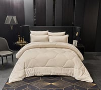 طقم مفرش شتوي نفر ونصف 4 قطع موديل 2