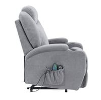 كرسي 3 في 1 استرخاء ومساج ومساعدة على الوقوف لون ر...