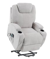 كرسي 3 في 1 استرخاء ومساج ومساعدة على الوقوف لون ر...