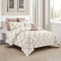 مفرش ملكي مطرز 9 قطع لينوم هوم موديل LANA