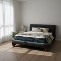 سرير جراند الفاخر مع ارجل من الخشب الزان