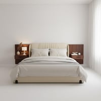 سرير لكجوري فخامه التصميم وقماش جلد فاخر