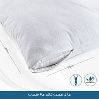 عازل مخده فاخر مع سحاب عدد 2