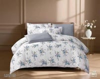 طقم مفرش صيفي نفر ونصف كوين4 قطع موديل LIAN 15 قما...