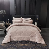 طقم مفرش شتوي نفرين 6 قطع موديل ١١