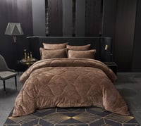 طقم مفرش شتوي نفر ونصف 4 قطع موديل 4