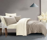 طقم مفرش صيفي نفرين 7 قطع موديل NF 08 مايكروفايبر